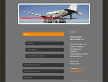 Tablet Screenshot of desguacesmontero.com